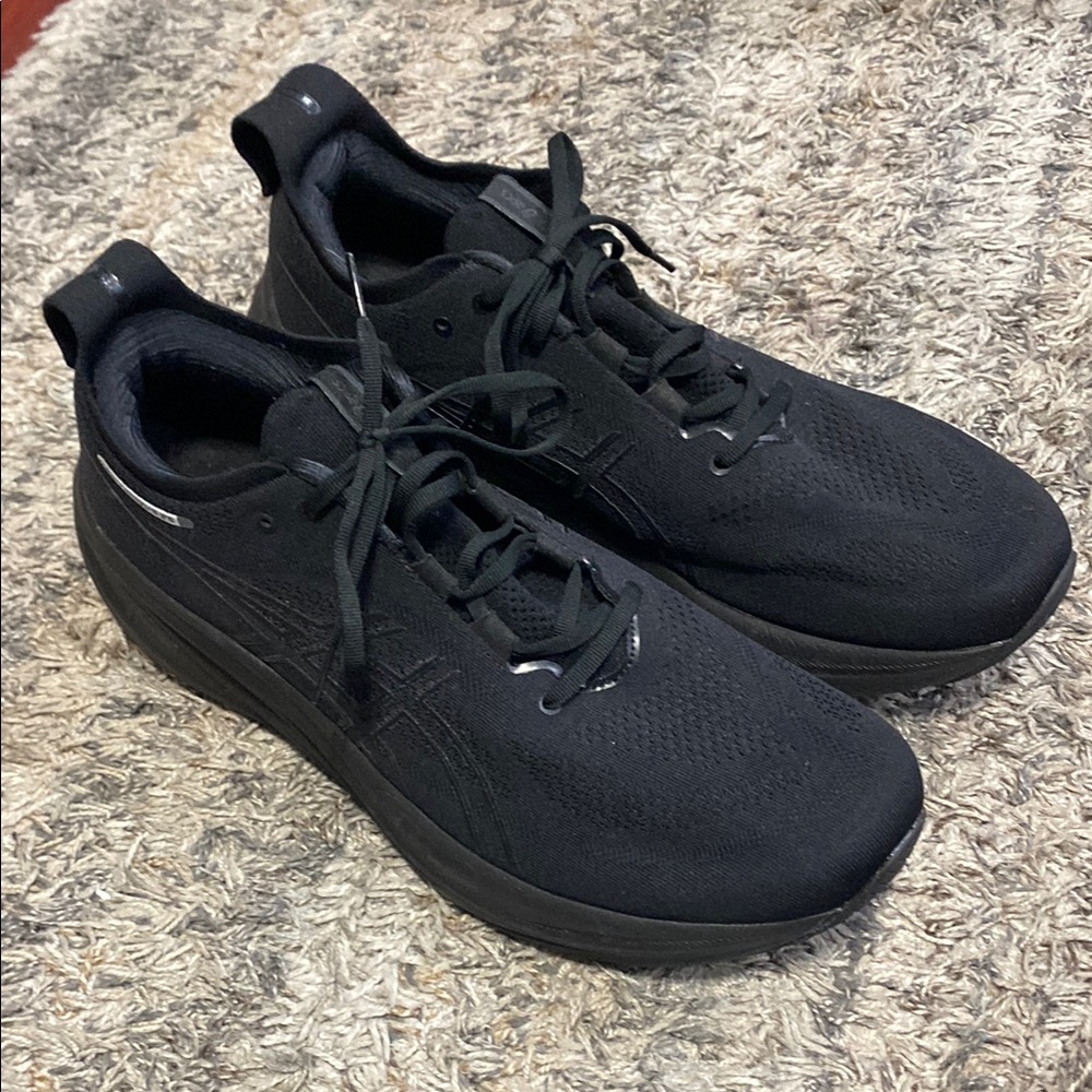 Asics Black Athletic Shoes